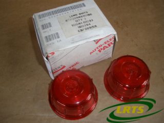 GENUINE BRITAX PAIR OF TRAILER SIDE LIGHT LENSES RED PART 1004401233