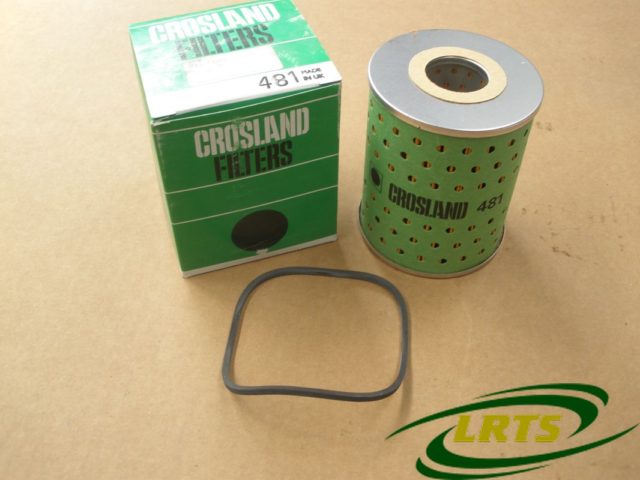 NOS CROSLAND OIL FILTER CARTRIDGE NO 481 FOR LAND ROVER 2.25L SERIES RTC3184