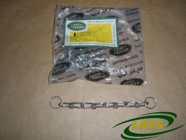 NOS GENUINE LAND ROVER RADIATOR CAP CHAIN SERIES IIA & III PART 509769 ...