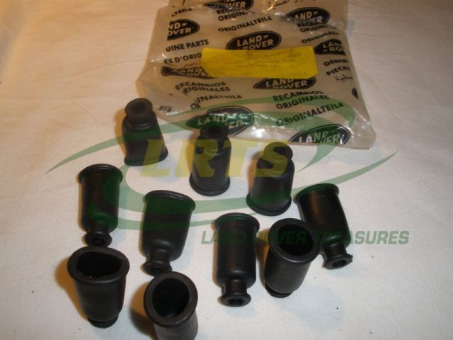 GENUINE LAND ROVER PLUG LEAD RUBBER BOOTS SERIES 2 2A SET OF 4 PART 507001