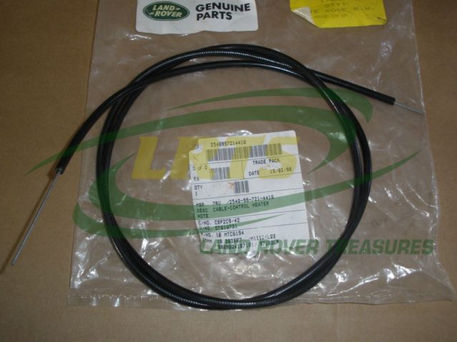 GENUINE LAND ROVER DEFENDER HEATER CONTROL CABLE PART MTC6194 JFF500010