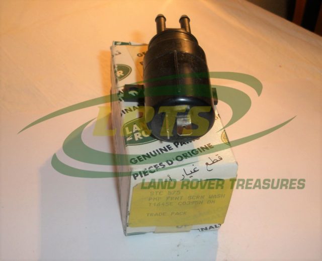 NOS GENUINE LAND ROVER 12 VOLTS WINDSCREEN WASHER PUMP SERIES & RRC PART STC575 GWW125