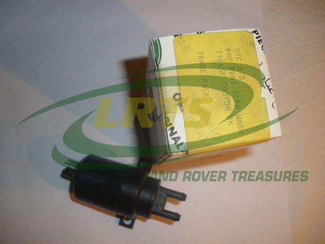 NOS GENUINE LAND ROVER 12 VOLTS WINDSCREEN WASHER PUMP SERIES & RRC PART STC575 GWW125