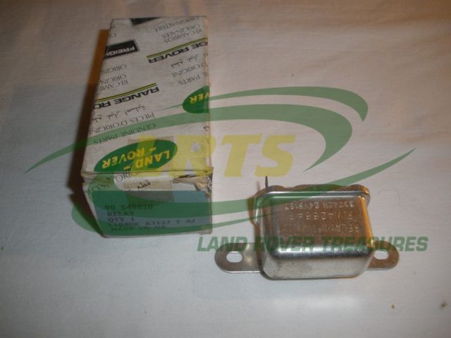NOS GENUINE LAND ROVER 24V 4 PINS HORN RELAY SOLENOID SERIES 3 PART 90545020