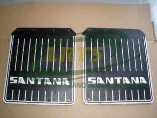GENUINE SANTANA LAND ROVER PAIR OF MUD FLAPS