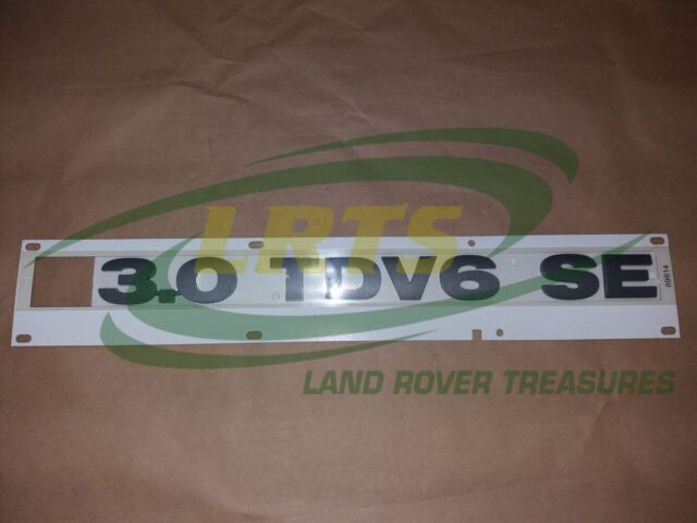 LR019478 DECAL NAME PLATE 3.0TDV6 SE TAILGATE LAND ROVER DISCOVERY 4 LR4