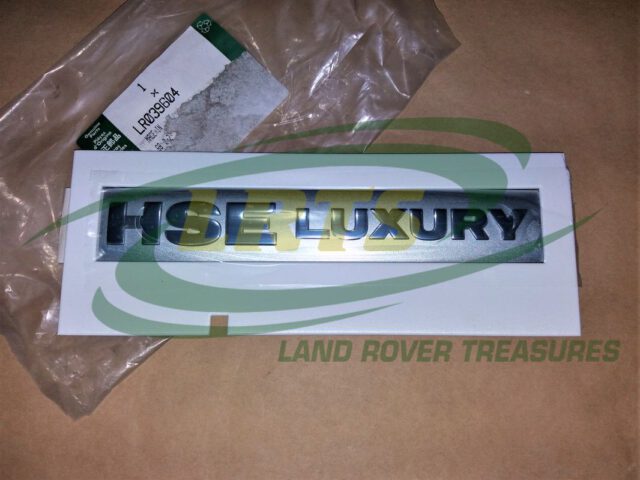 LR039604 DECAL TRUNK BADGE HSE LUXERY LAND ROVER DISCOVERY 4